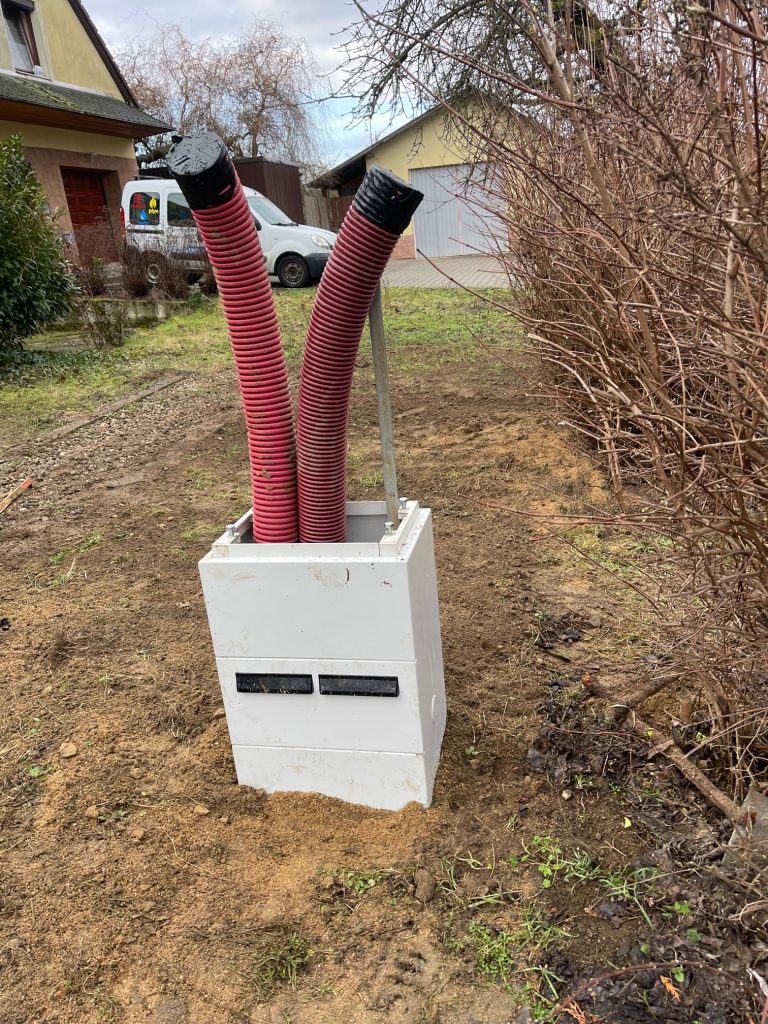 At our expense, E.ON has built a protlak to connect to the new substation!