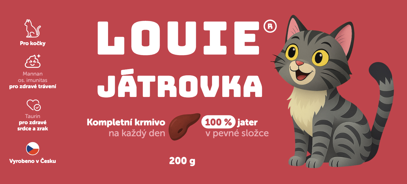 Máme hotový design etiket konzerv pro kočky