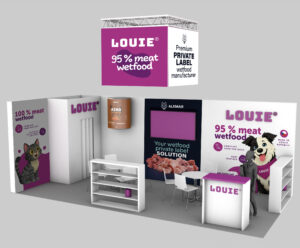 Finální design stánku Interzoo